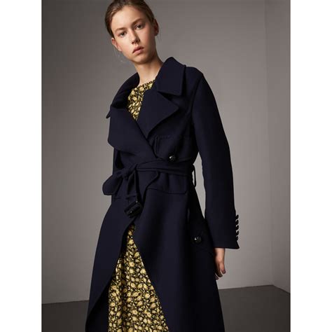 burberry double-faced wool cashmere blend coat|Burberry cashmere coat sale.